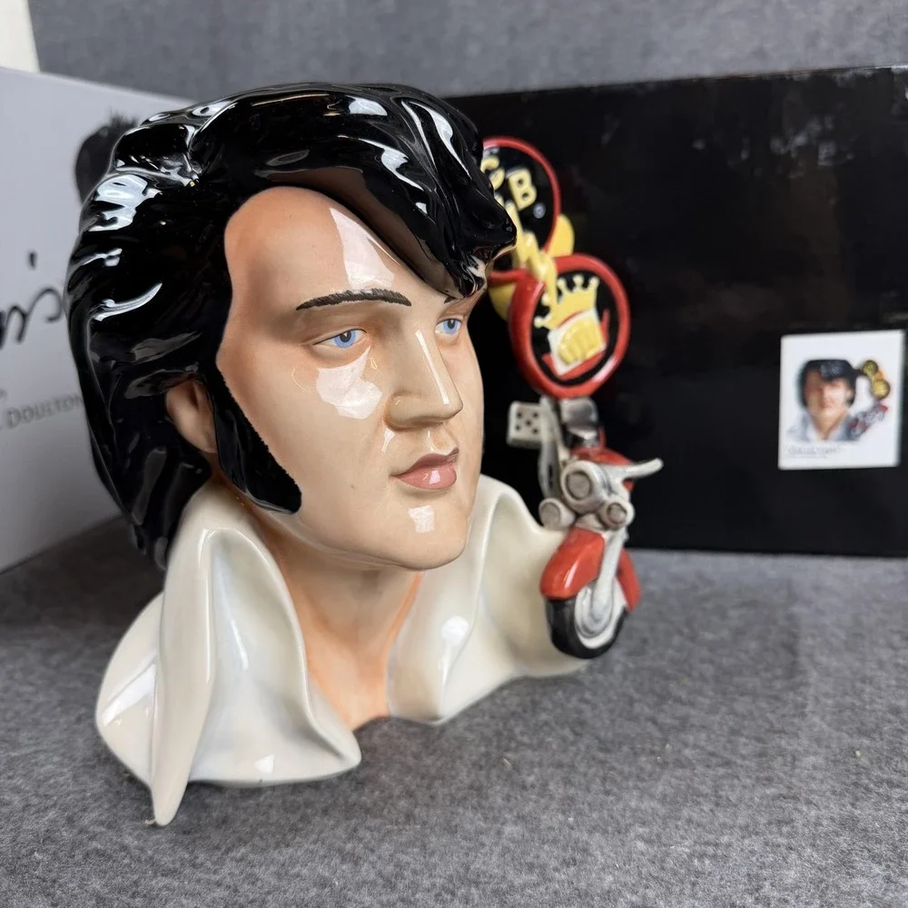 Royal Doulton Elvis Presley Viva Las Vegas TCB Character Jug EP10 Ltd‎ Ed Box